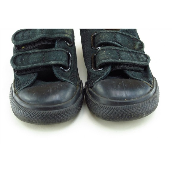 Converse All Star Toddler Boys 5 Medium Black Low Top Fabric - Picture 2 of 6